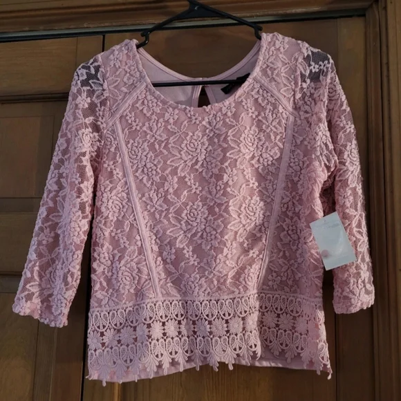 *sold*Nwt weavers blush top size L - Picture 1 of 2